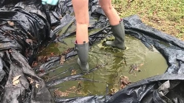 BuddahsPlayground - Cleaning Outdoors in Rain Boots