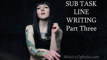 MissIvyOphelia - Sub Task - Line Writing Part 3