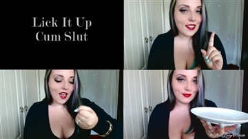 MistressLucyXX - Lick It Up Cum Slut